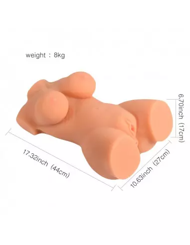 Emma Half Body Szexbaba Férfi maszturbátorok Mistress