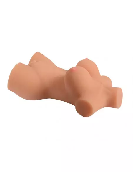 Busty Lady Half Body Szexbaba Férfi maszturbátorok Mistress