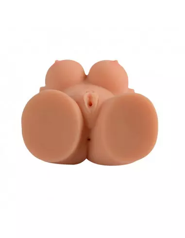 Busty Lady Half Body Szexbaba Férfi maszturbátorok Mistress