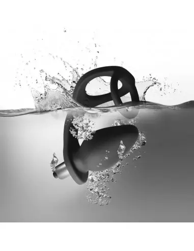 Ro-Zen Black 7 Speed Pet Péniszgyűrű Péniszgyűrűk - Mandzsetták Rocks-Off