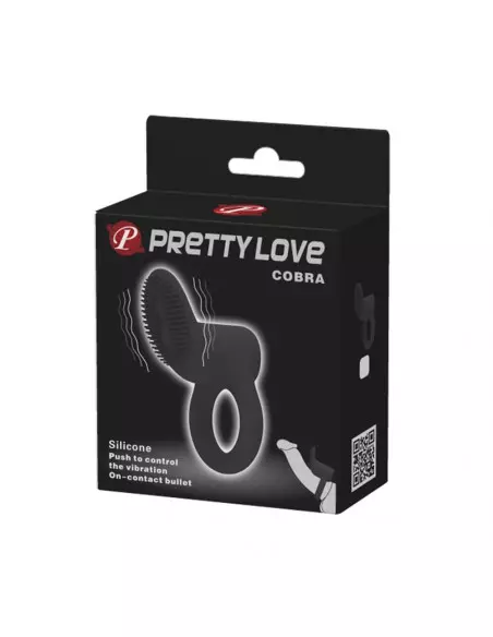 Pretty Love Cobra Black Péniszgyűrű Péniszgyűrűk - Mandzsetták Pretty Love
