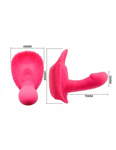 Pretty Love Fancy Clamshell Távirányítós Vibrátor Nonfiguratív vibrátorok Pretty Love