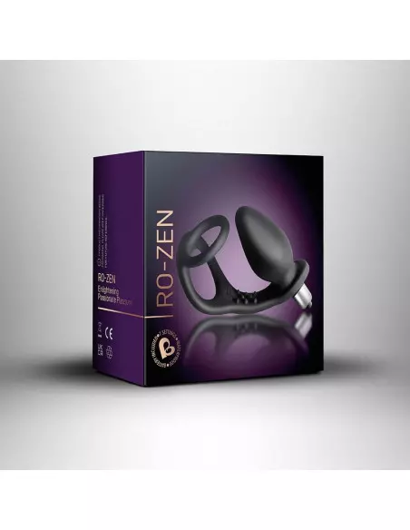 Ro-Zen Black 7 Speed Pet Péniszgyűrű Péniszgyűrűk - Mandzsetták Rocks-Off