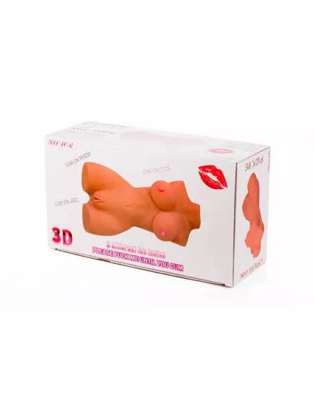 Double Hole 3D VI Maszturbátor Férfi maszturbátorok Mistress