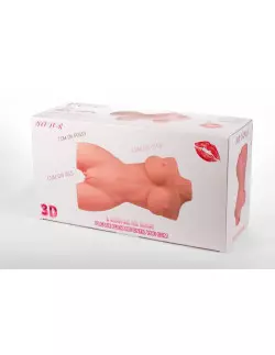 Double Hole 3D Maszturbátor Férfi maszturbátorok Mistress