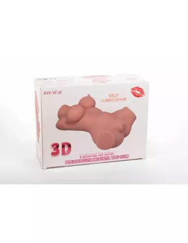 Double Hole 3D II Maszturbátor Férfi maszturbátorok Mistress