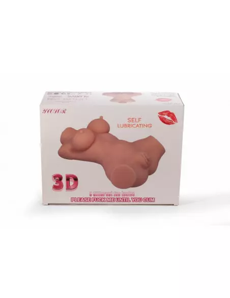 Double Hole 3D II Maszturbátor Férfi maszturbátorok Mistress