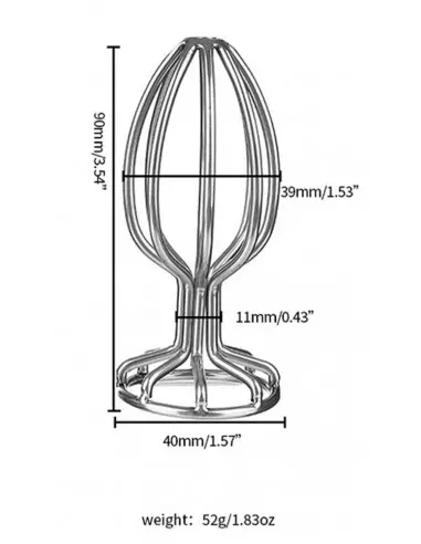 Stainless L Fenékdugó Fenékdugók Mistress