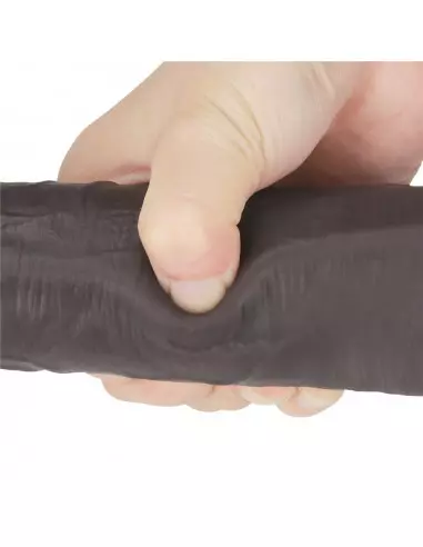 10'' Dual Layered Silicone Rotator Brown Vibrátor Realisztikus vibrátorok Lovetoy