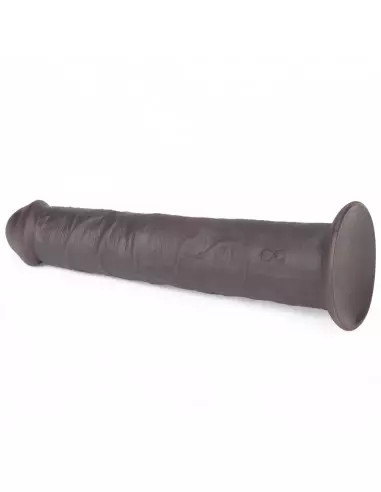 10'' Dual Layered Silicone Rotator Brown Vibrátor Realisztikus vibrátorok Lovetoy