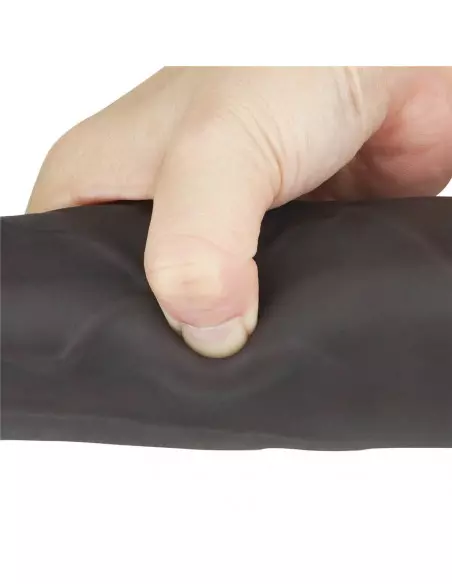 9'' Dual Layered Silicone Rotator Brown Vibrátor Realisztikus vibrátorok Lovetoy