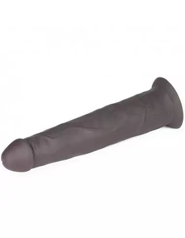 9'' Dual Layered Silicone Rotator Brown Vibrátor Realisztikus vibrátorok Lovetoy