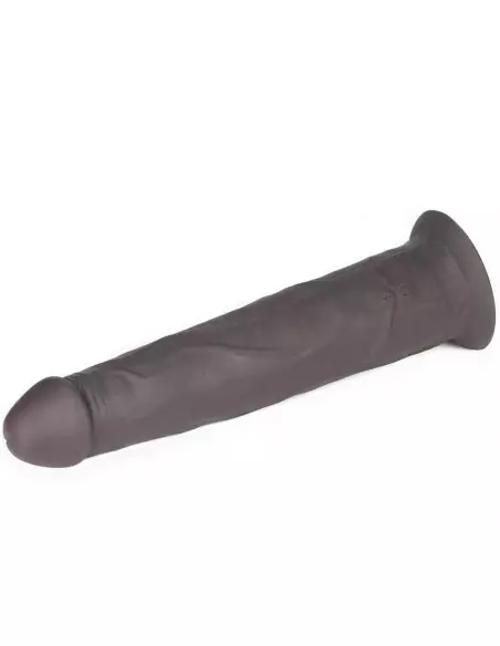 9'' Dual Layered Silicone Rotator Brown Vibrátor Realisztikus vibrátorok Lovetoy