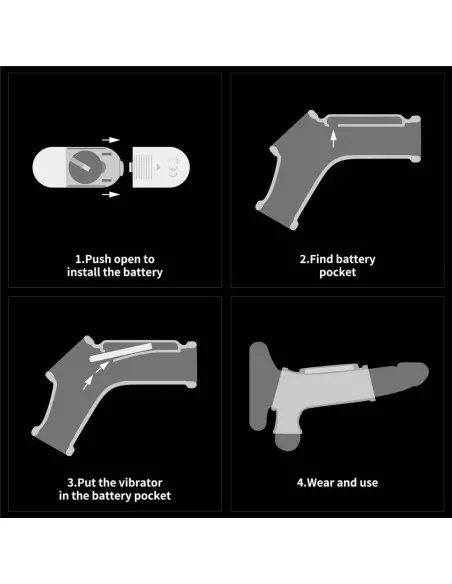 Vibrating Drip Knights Mandzsetta Péniszgyűrűk - Mandzsetták Lovetoy