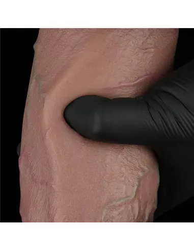 9.5'' Dual Layered Silicone Cock XXL Dildó Dongok - Dildók Lovetoy
