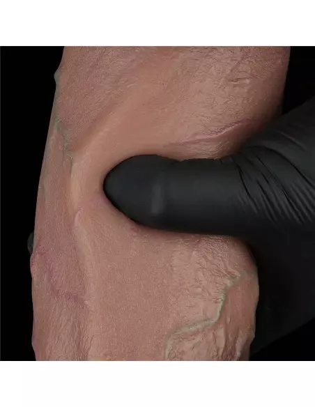 9.5'' Dual Layered Silicone Cock XXL Dildó Dongok - Dildók Lovetoy