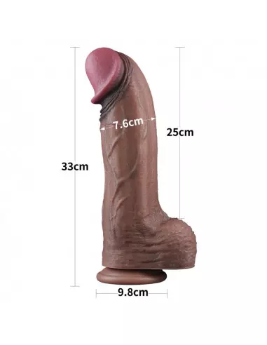 13'' Dual Layered Silicone Cock XXL Dildó Dongok - Dildók Lovetoy