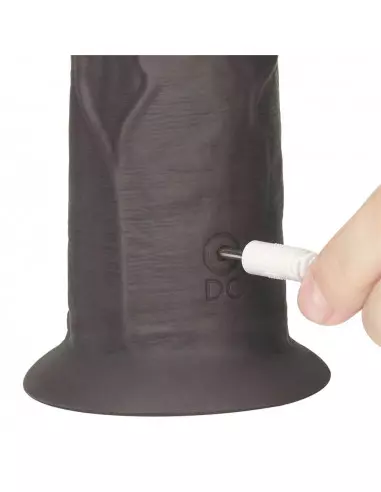 8'' Dual Layered Silicone Rotator Brown Vibrátor Realisztikus vibrátorok Lovetoy