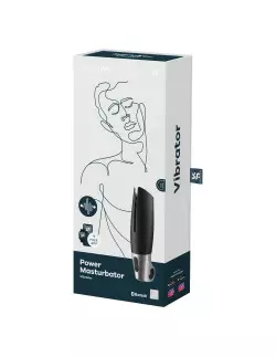 Power black silver Okos Maszturbátor Okos vibrátorok Satisfyer