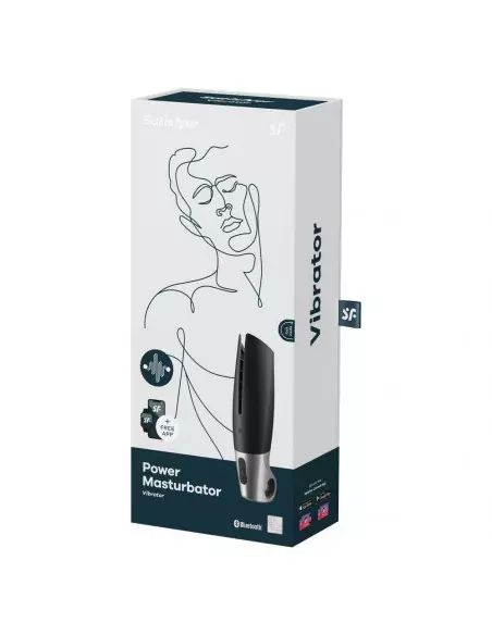 Power black silver Okos Maszturbátor Okos vibrátorok Satisfyer