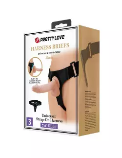 Pretty Love Kevin Harness Briefs Felcsatolható Dildó Felcsatolható eszközök Pretty Love