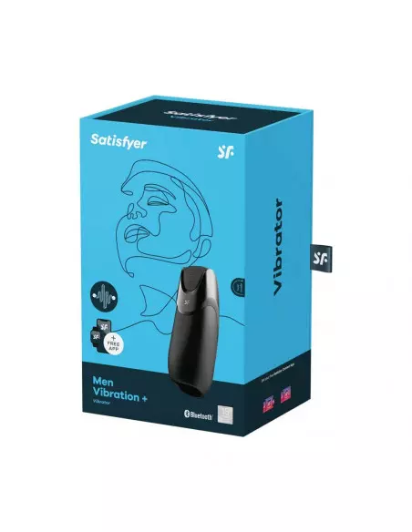 Men Vibration+ Connect App Okos Maszturbátor Okos vibrátorok Satisfyer