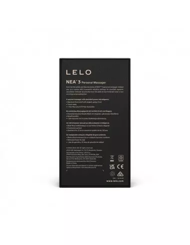 Nea 3 Pitch Black Mini Vibrátor Mini vibrátorok és tojások Lelo