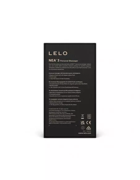 Nea 3 Pitch Black Mini Vibrátor Mini vibrátorok és tojások Lelo