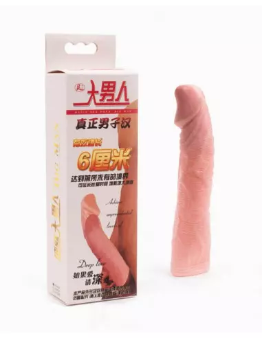 Realistic Penis Sleeve Flesh 1 Péniszköpeny Péniszköpenyek - Hosszabítók Debra