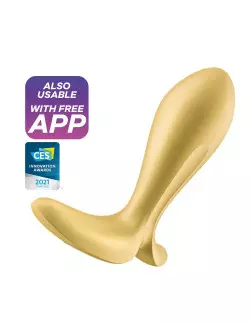 Intensity Plug Gold Fenékdugó Okos vibrátorok Satisfyer 2