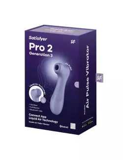 Pro 2 Generation 3 with Liquid Air Lilac Okos Csiklóizgató Okos vibrátorok Satisfyer