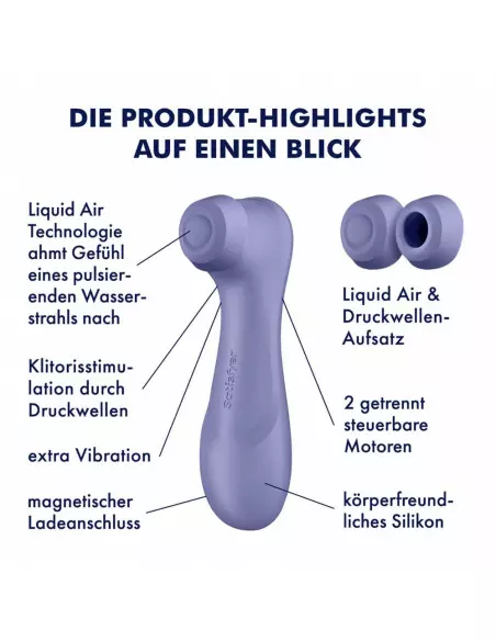 Pro 2 Generation 3 with Liquid Air Lilac Csiklóizgató Csiklóizgatók Satisfyer