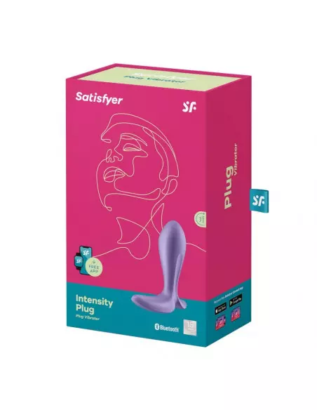 Intensity Plug Purple Okos Fenékdugó Okos vibrátorok Satisfyer