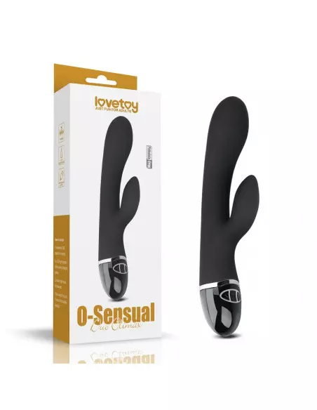 O-Sensual Clit Duo Climax Vibrátor Nonfiguratív vibrátorok Lovetoy
