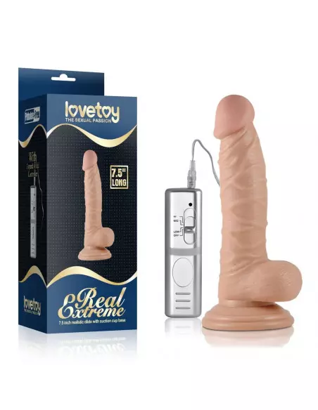 7.5" Real Extreme Vibrátor Realisztikus vibrátorok Lovetoy
