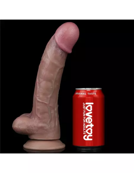 10.5'' Dual Layered Platinum Silicone Cock Dildó Dongok - Dildók Lovetoy