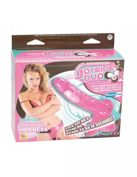 Joyride Duo Pink Felcsatolható Dildó Felcsatolható eszközök Nmc