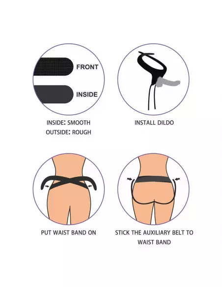 Easy Strapon Set 7.5" Black Felcsatolható Dildó Felcsatolható eszközök Lovetoy Easy Strapon Set 7.5" Black Felcsatolható Dildó Felcsatolható eszközök Lovetoy