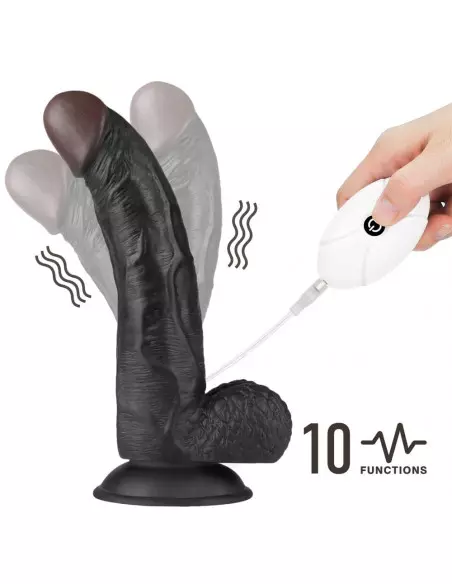 Vibrating Easy Strapon Set 8.5" Black Felcsatolható Dildó Felcsatolható eszközök Lovetoy Vibrating Easy Strapon Set 8.5" Black Felcsatolható Dildó Felcsatolható eszközök Lovetoy
