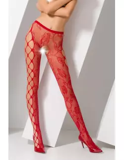 S008 Vörös Harisnya Harisnyák - Harisnyatartók Passion 2