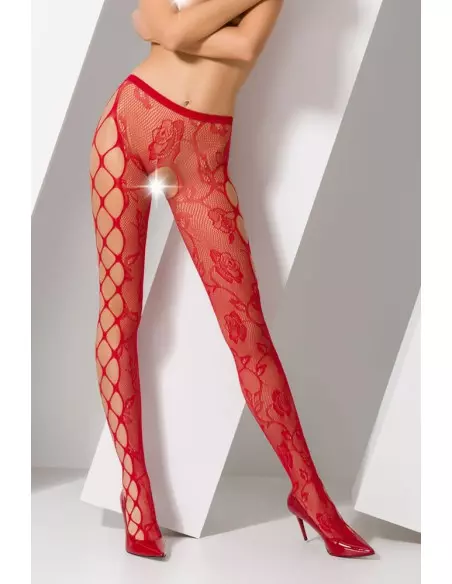 S008 Vörös Harisnya Harisnyák - Harisnyatartók Passion