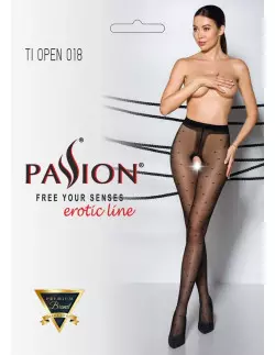 TIOPEN 018 Fekete Harisnya S/M 1/2 (20 den) Harisnyák - Harisnyatartók Passion