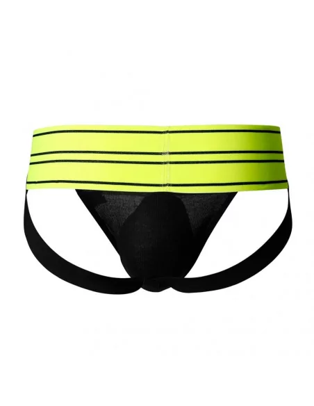 C4M - Rugby Jockstrap-NeonLime-L Férfi Alsó Férfi ruházat Cut4Men