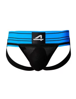 C4M - Rugby Jockstrap Electric Blue L Férfi Alsó Férfi ruházat Cut4Men