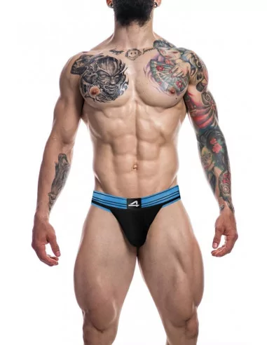 C4M - Rugby Jockstrap Electric Blue L Férfi Alsó Férfi ruházat Cut4Men