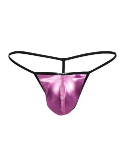 C4M Gstring Pink Skai M Férfi Tanga Férfi ruházat Cut4Men