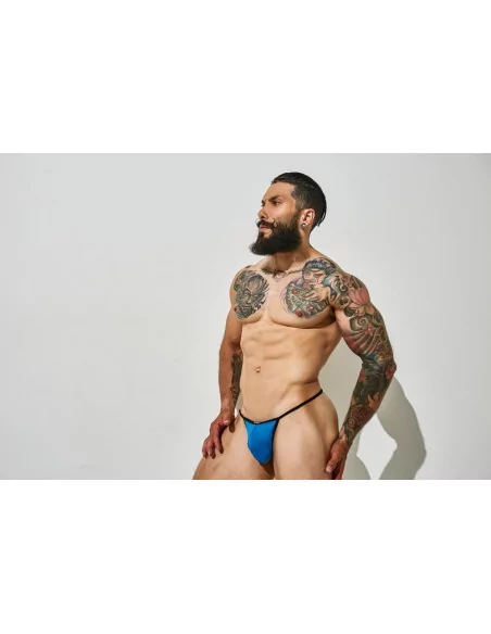 C4M Gtring Royal Blue OTS L Férfi Tanga Férfi ruházat Cut4Men