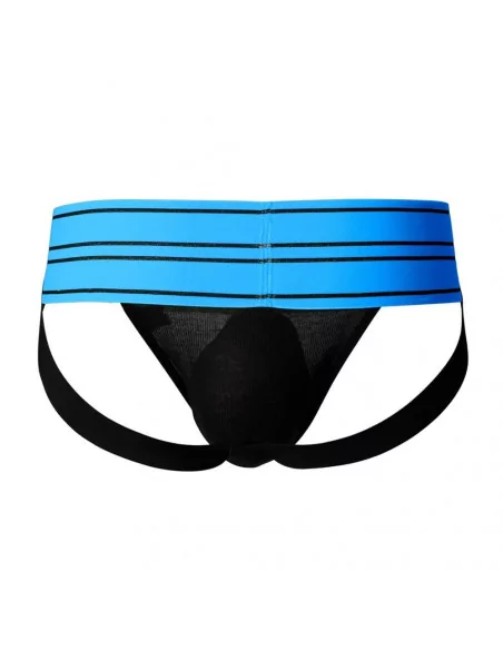C4M - Rugby Jockstrap Electric Blue M Férfi Alsó Férfi ruházat Cut4Men