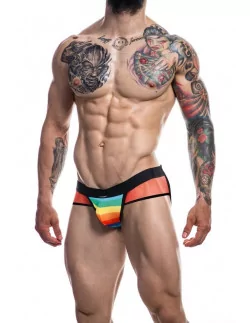 C4M-Mixed Jockstrap Rainbow L Férfi Alsó Férfi ruházat Cut4Men 2