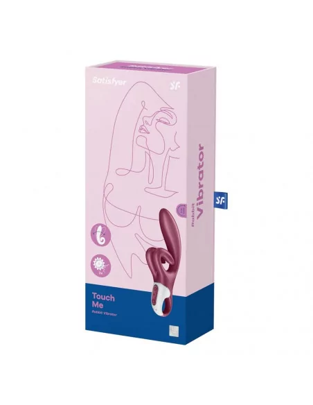 Touch me red Vibrátor Nonfiguratív vibrátorok Satisfyer
